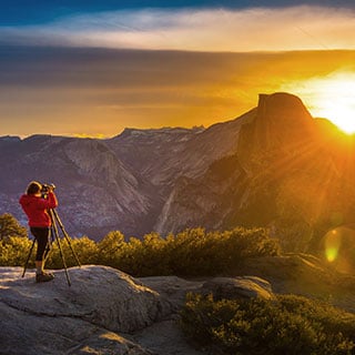 Photographing Half Dome in Yosemite